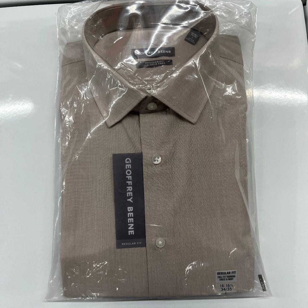 Mens Geoffrey Beene Dress Shirt 16-16 1/2 34/35